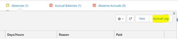 Sage People Absences related List Learn more
