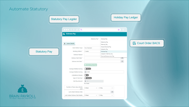 Experience seamless payroll processing with Brain Payroll's Statutory Automation feature.