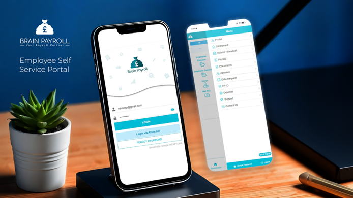Empower your employees with the self service portal from Brain Payroll