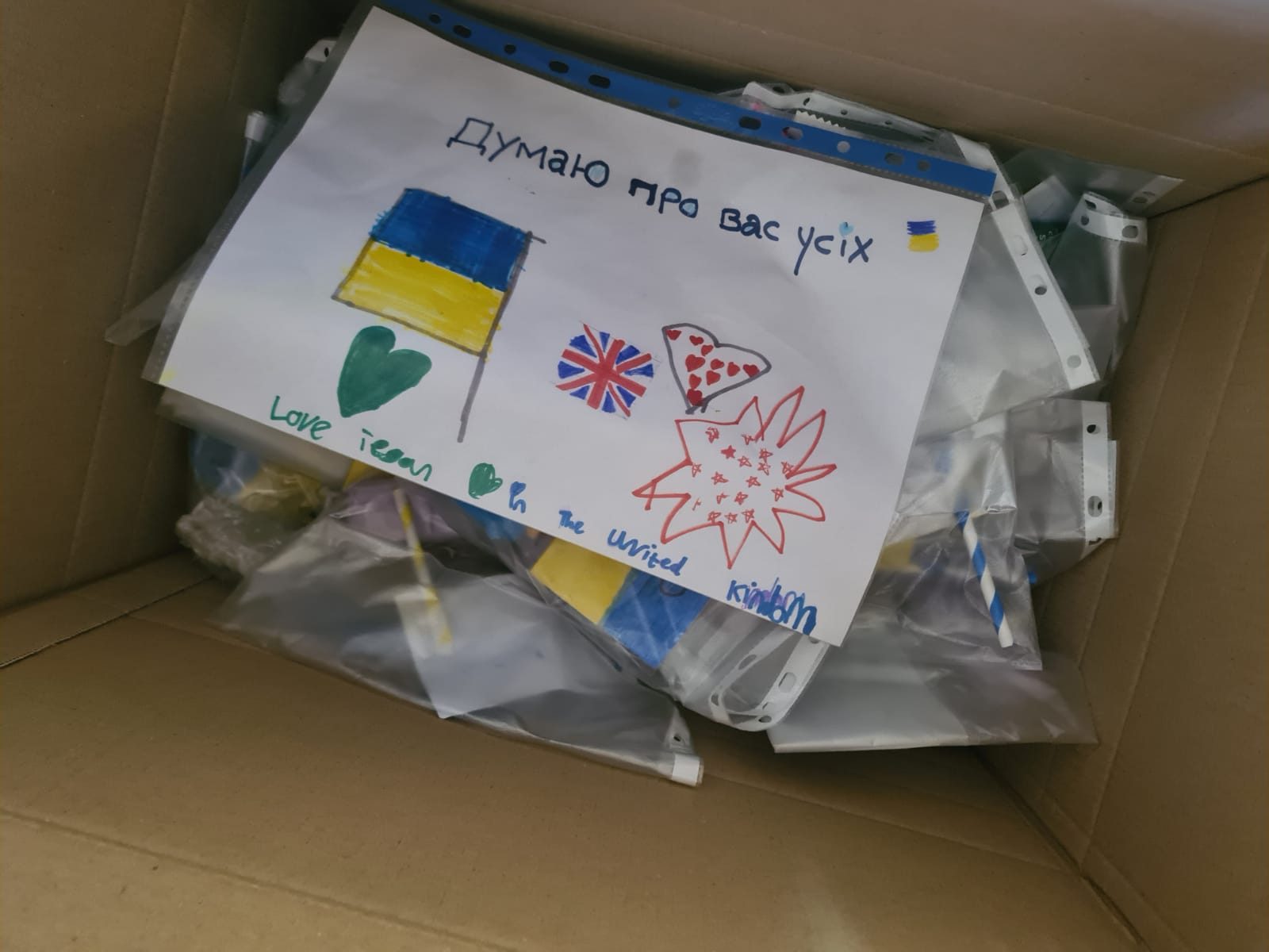 Gifts for Ukrainian refugees. Read more.