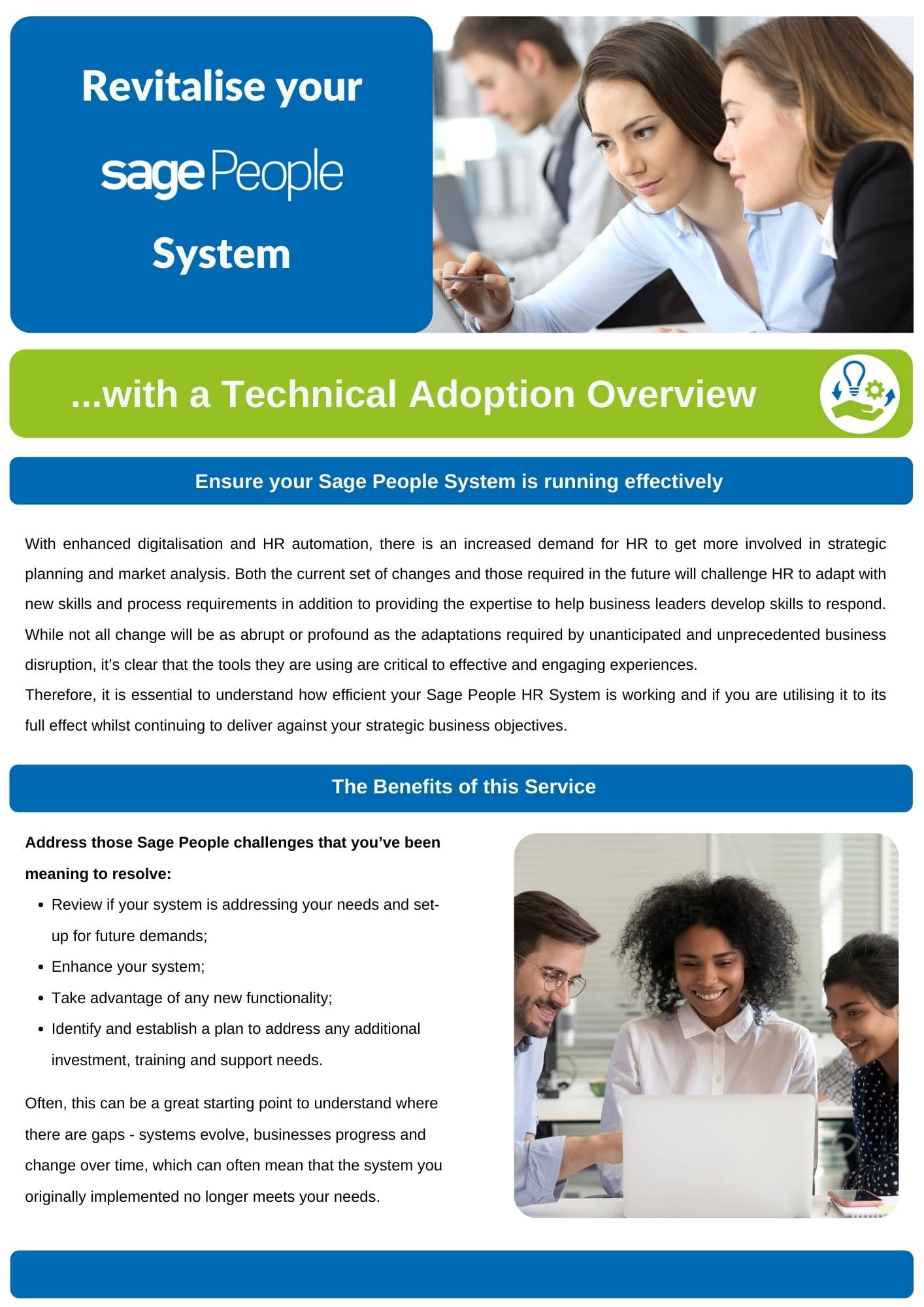 Revitalize your Sage People System with a technical adoption overview. Learn more.