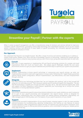 Tugela People range of Payroll services. Learn more