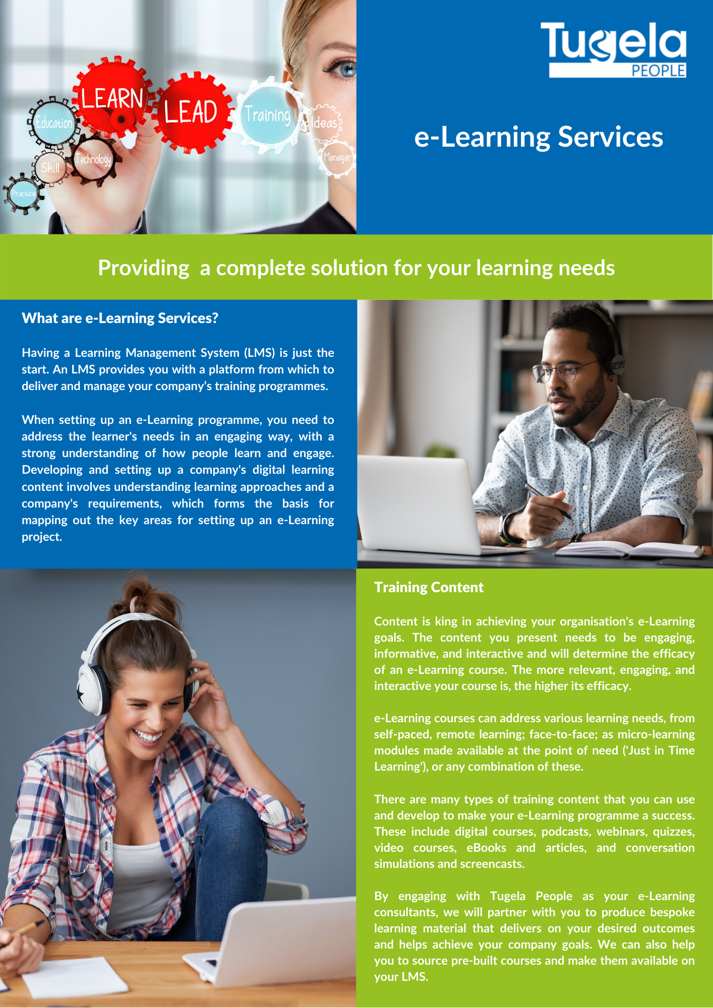 e-Learning Services Brochure